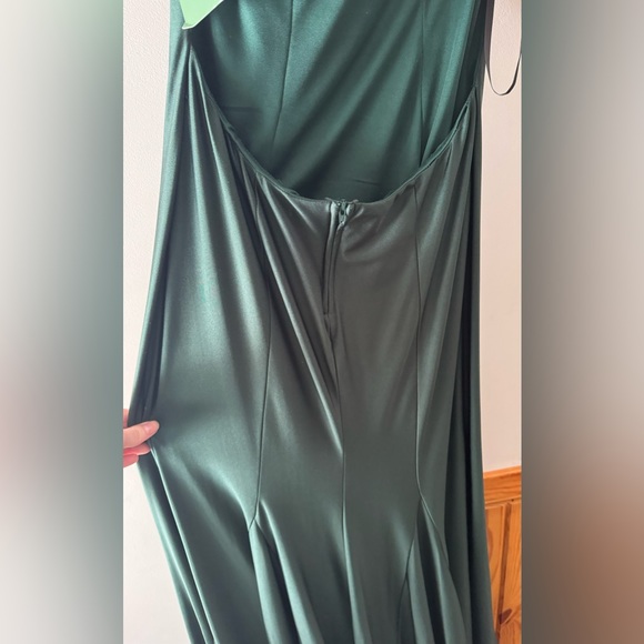 Hunter Green Prom Dress - Picture 4 of 7